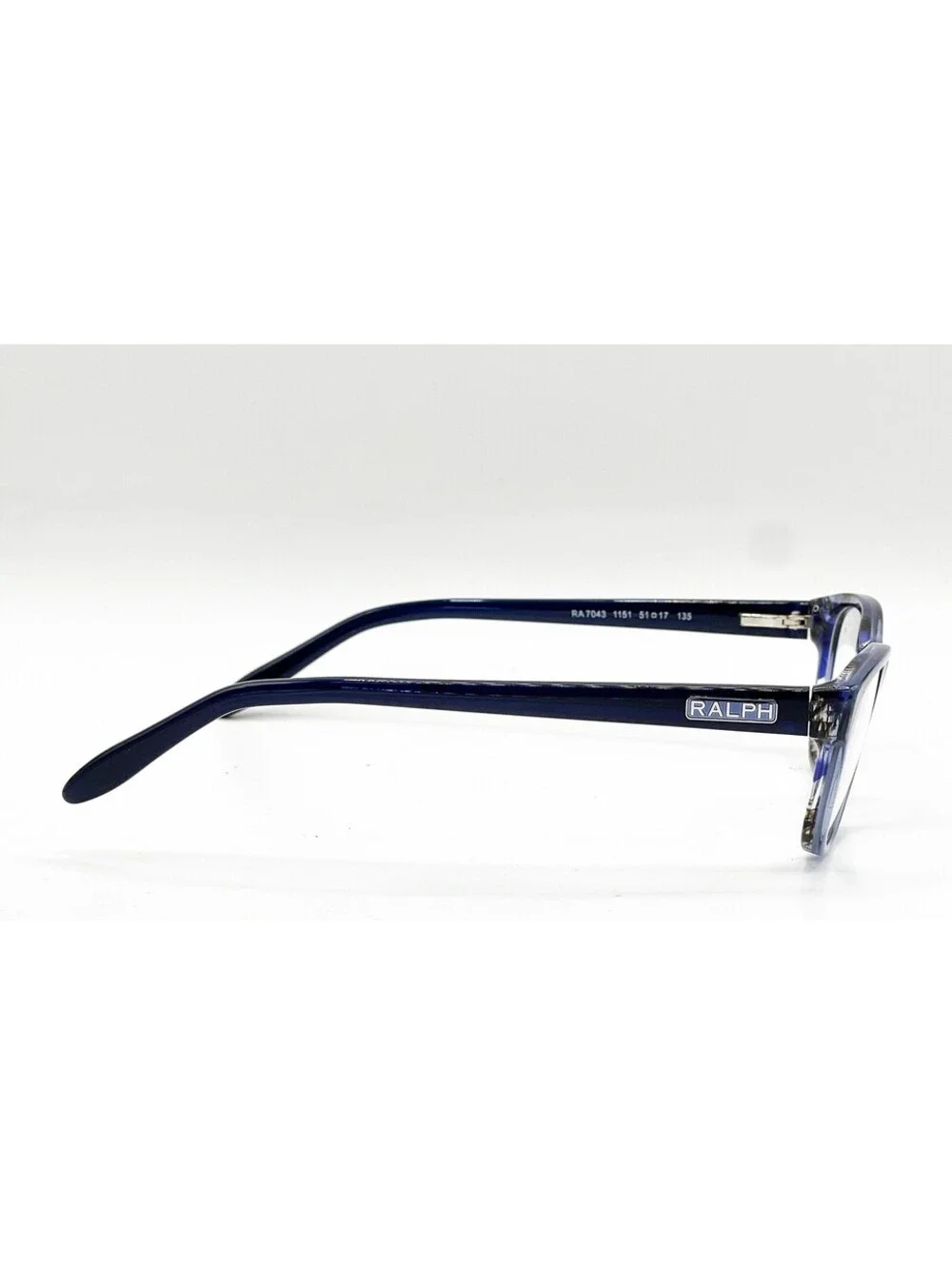 Ralph Lauren RA 7043 1151 Shiny Blue Tortoise Oval Eyeglass Frames 51-17-135